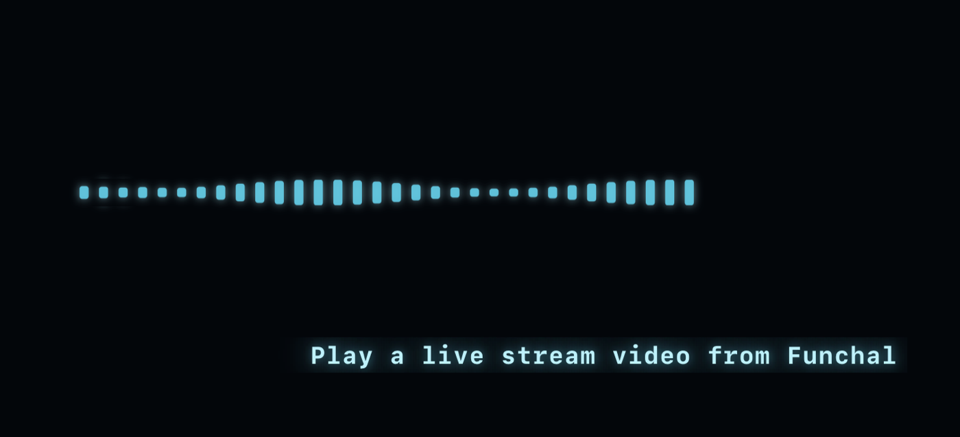 Genie transcribing and translating a spoken command live